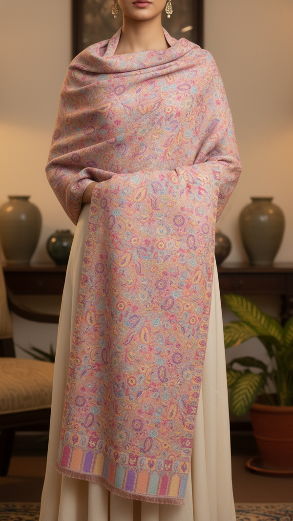 Pink Winter Stole PN5297