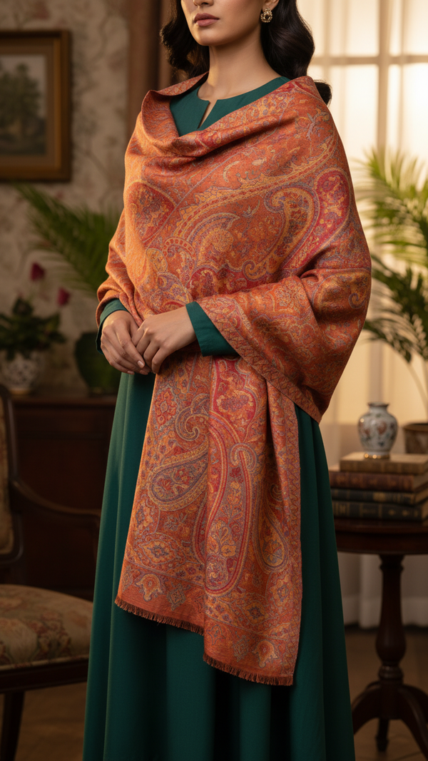 Rust Winter Stole PN5313