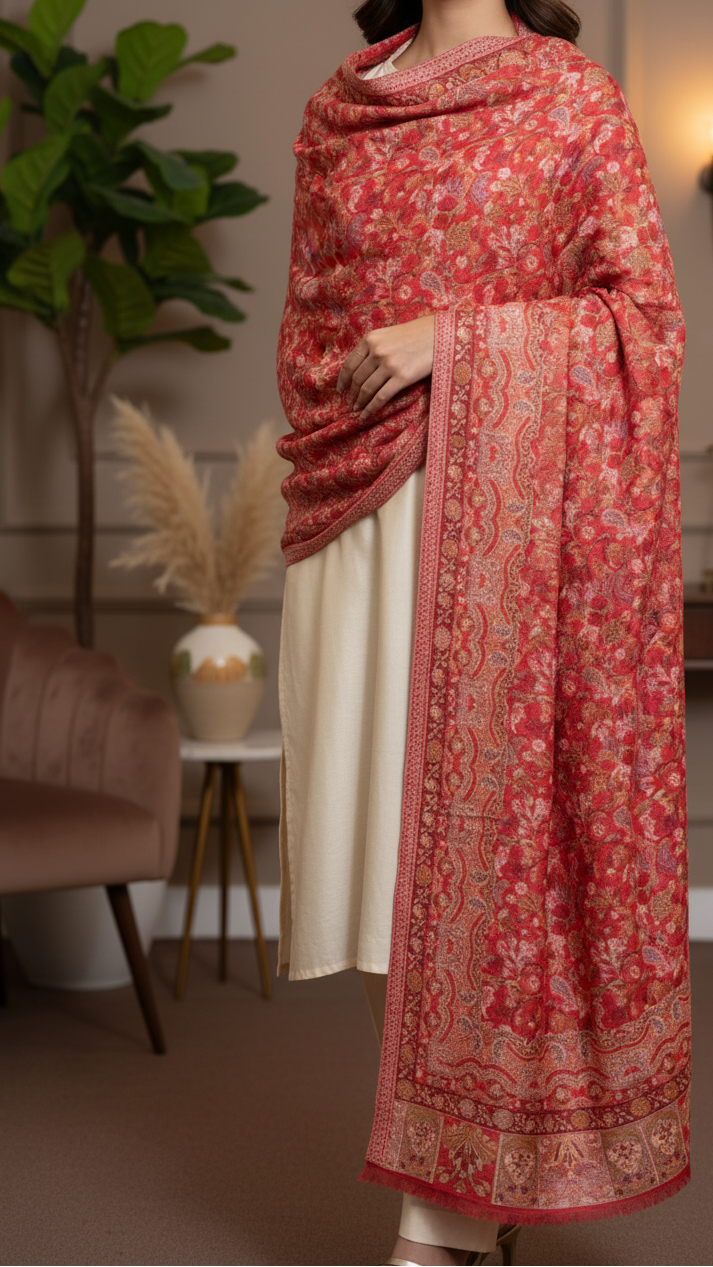 Red Winter Stole PN5316