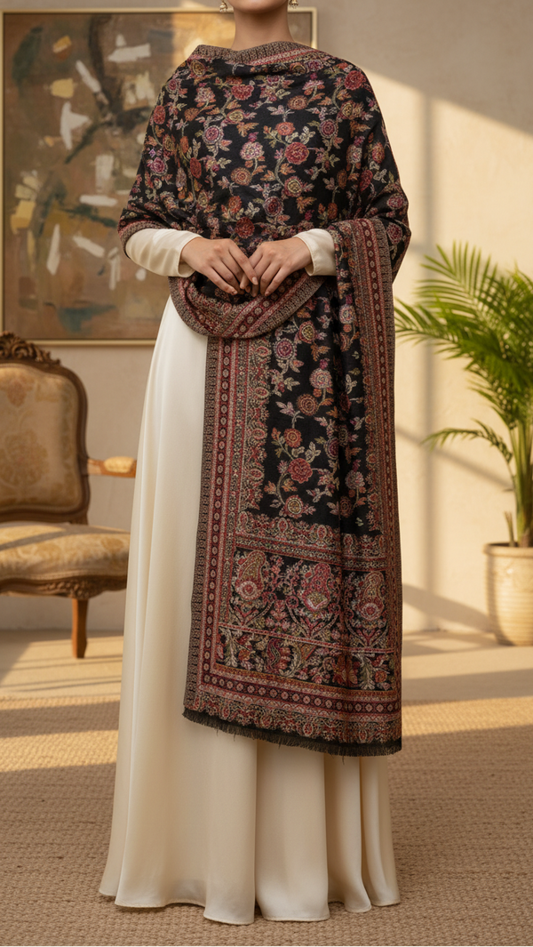 Black Winter Stole PN5327