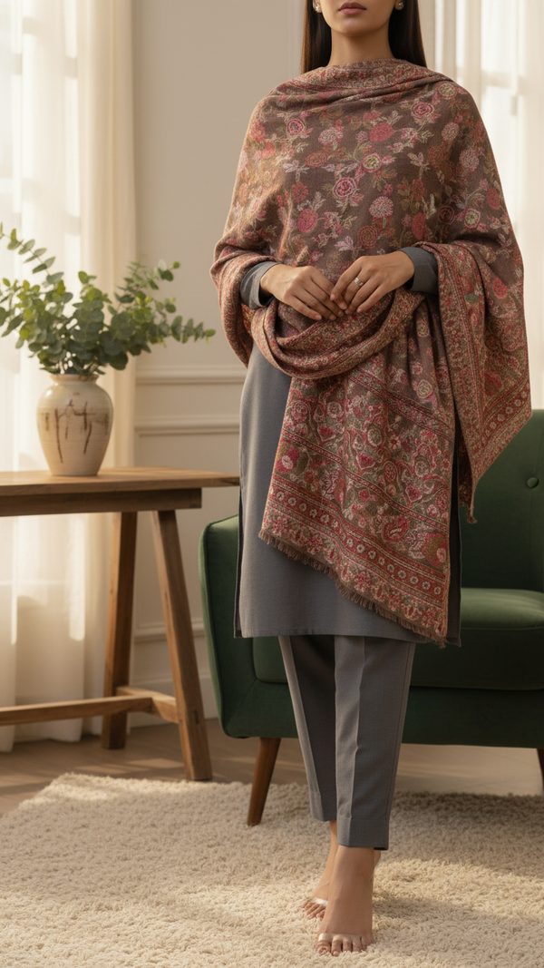 Brown Winter Stole PN5331