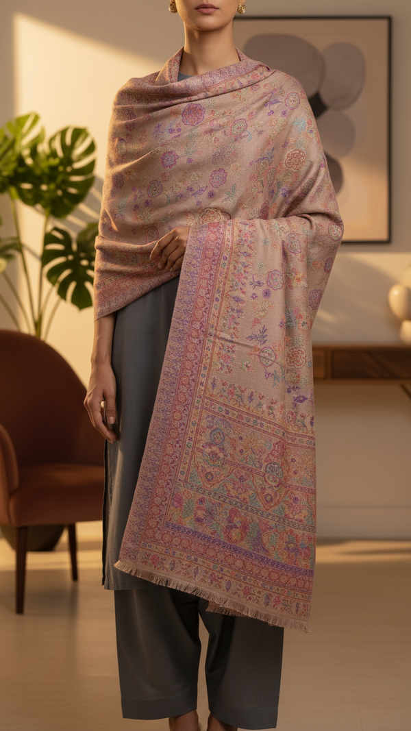 Pink Winter Stole PN5333