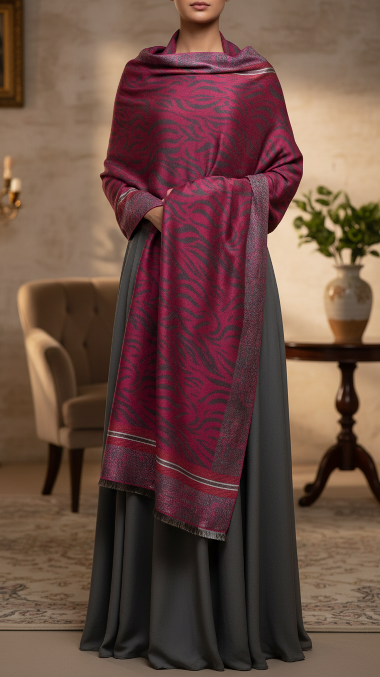 Pink Winter Stole PN5357