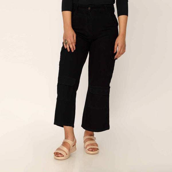 Black Denim Pant PP5035