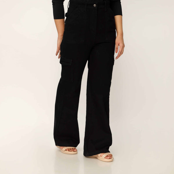 Black Denim Pant PP5043