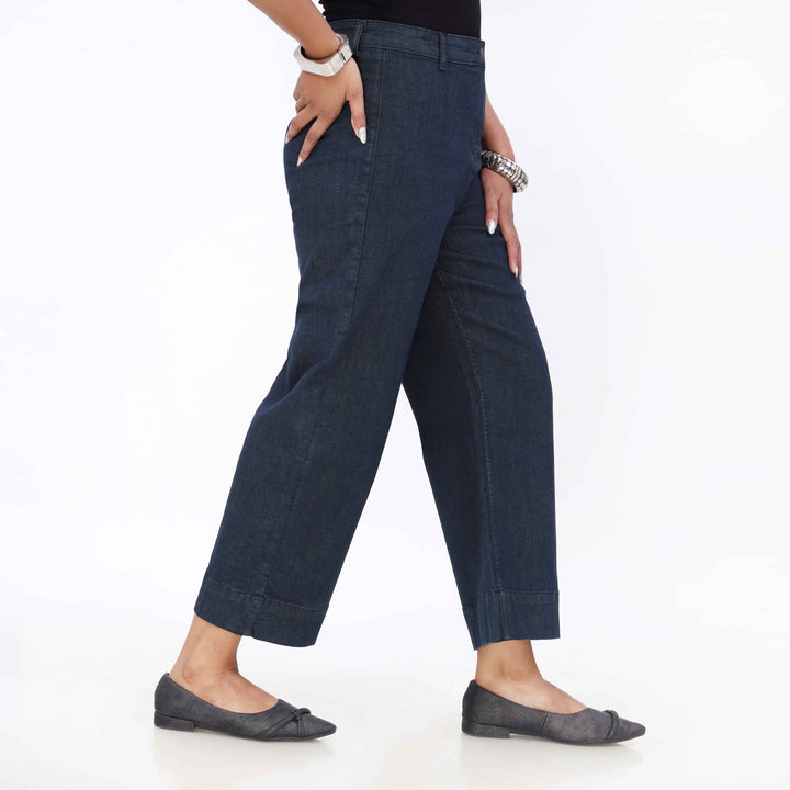Green Relax Fit Denim Pant PP5045