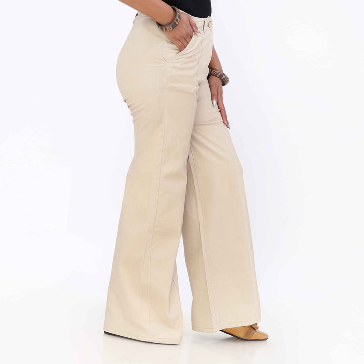 Off/White Relax Fit Twill Pant PP5048