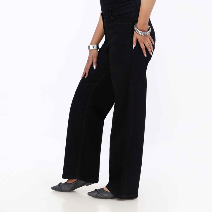 Black Relax Fit Twill Pant PP5052