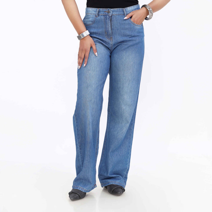 Blue Relax Fit Denim Pant PP5054