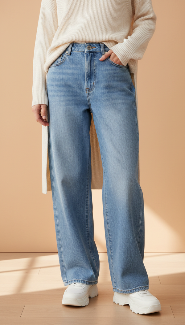 Sky Blue Denim Pant PP6075