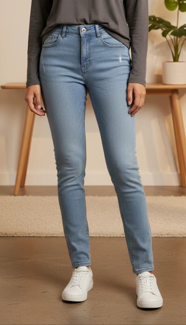 Grey Denim Pant PP6082