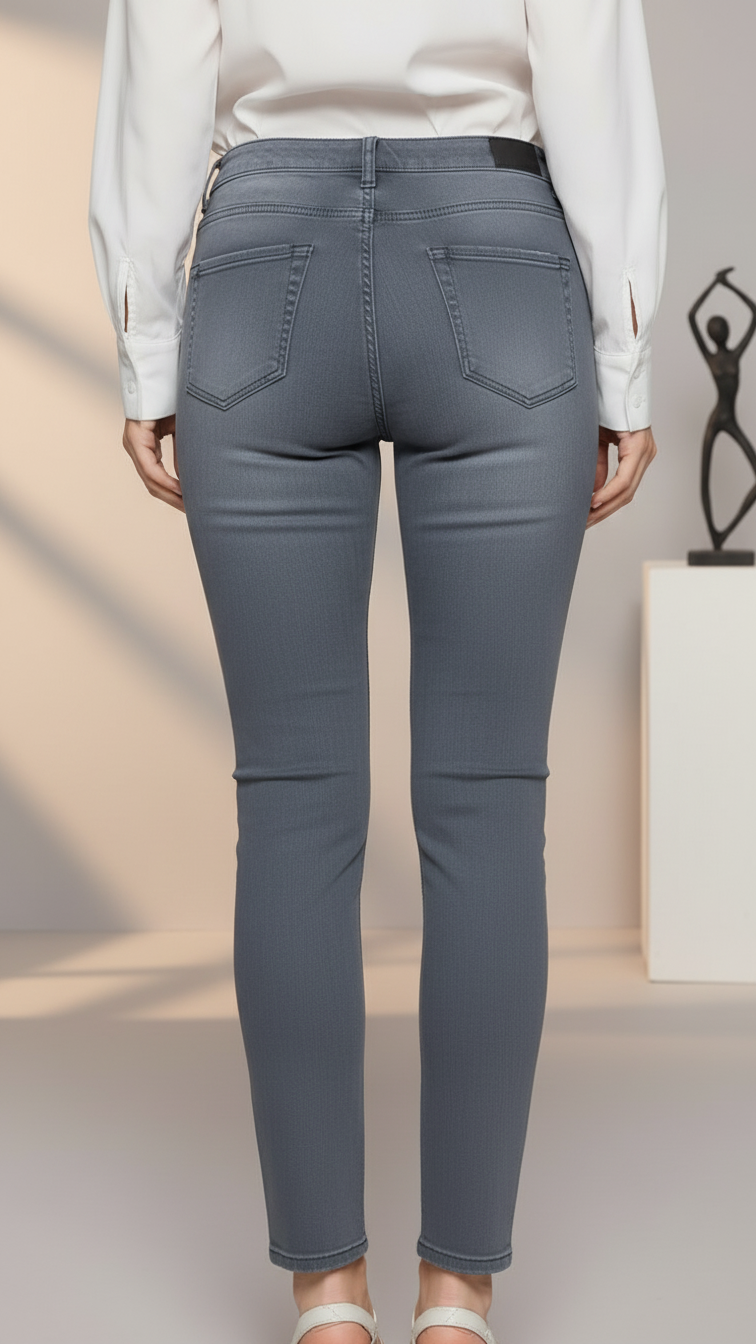 Grey Denim Pant PP6082