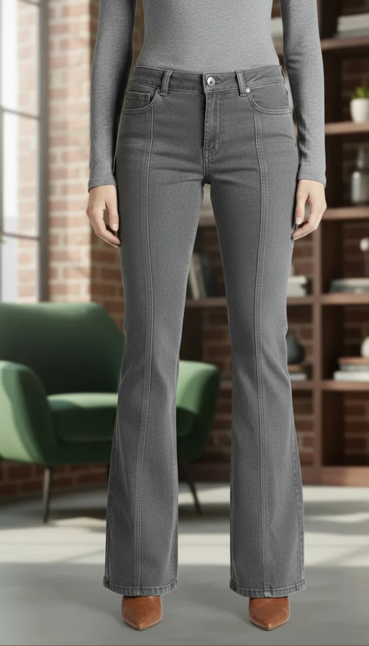 Brown Denim Pant PP6090