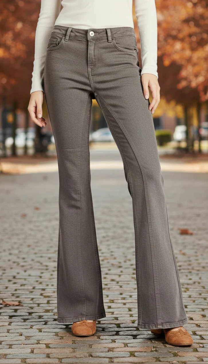 Brown Denim Pant PP6092