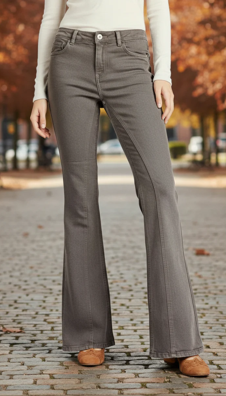 Brown Denim Pant PP6092