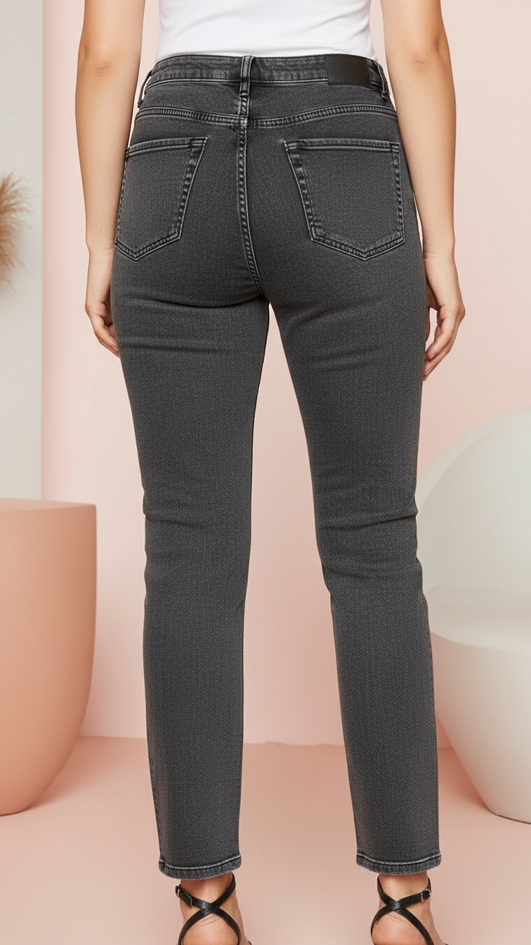 Grey Denim Pant PP6093