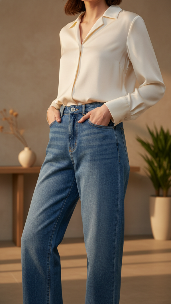 Sky Blue Denim Pant PP6098