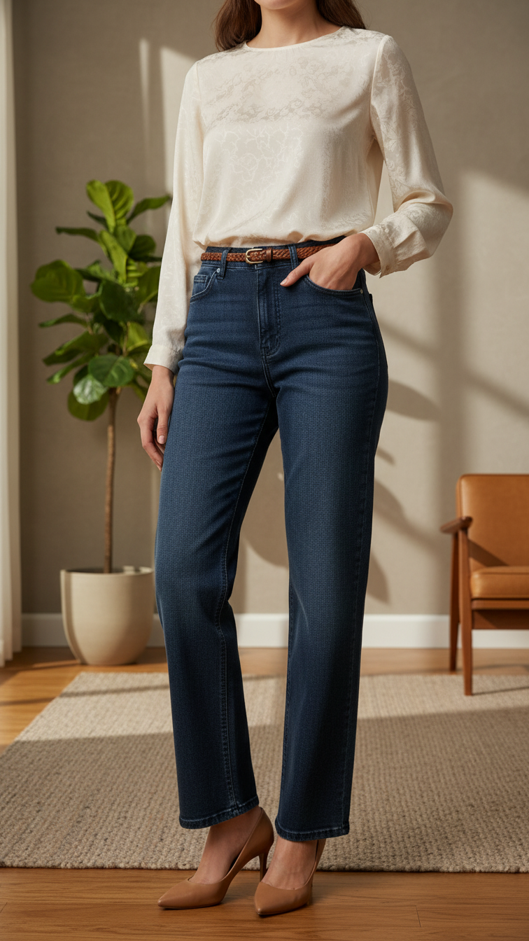 Grey Denim Pant PP6100