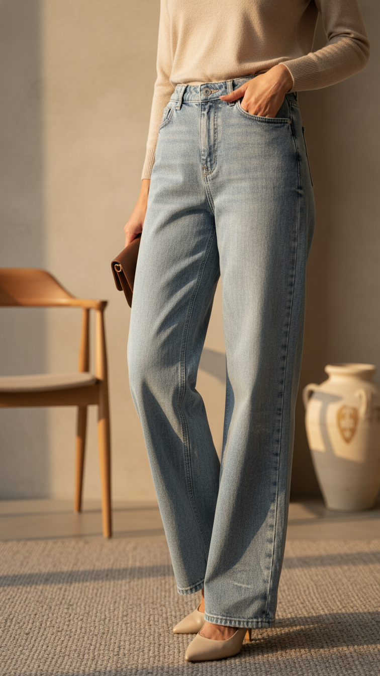 Grey Denim Pant PP6121