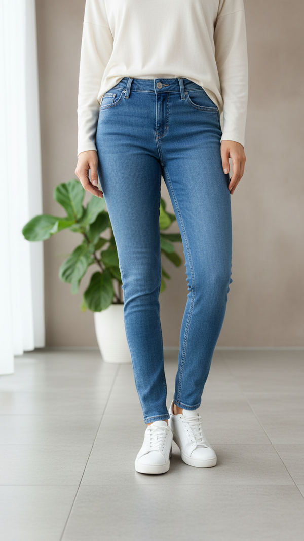 Blue Denim Pant PP6131