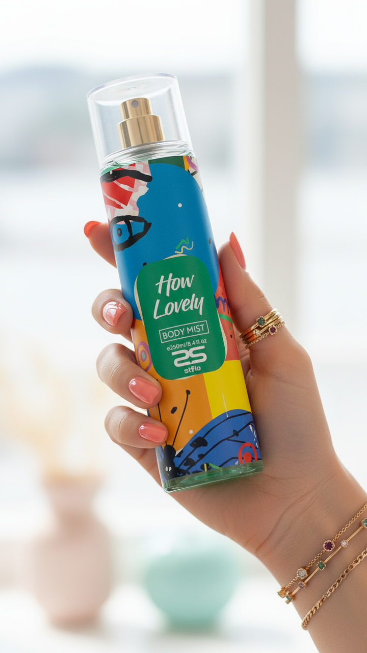 HOW LOVELY Body Mist For Women PR2007