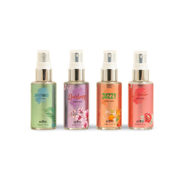 Pack of Four Body Mists For Women PR2048