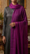 Purple Plain Chiffon Dupatta PS2702