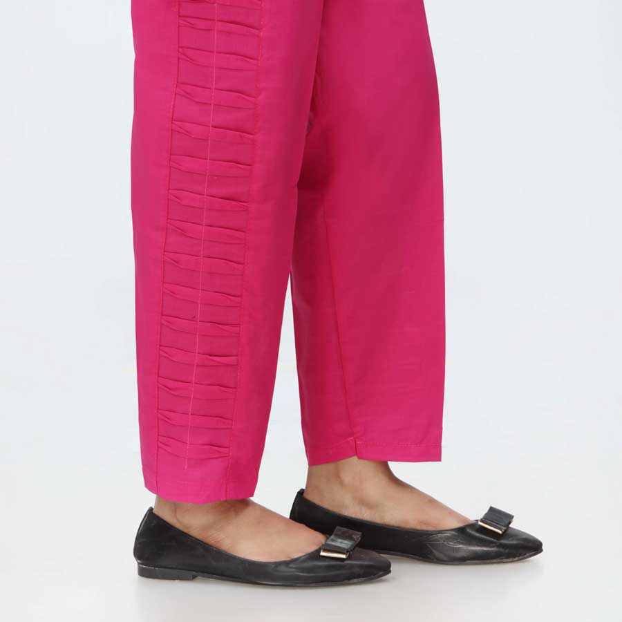 Pink Cambric Slim Fit Trouser PS3573