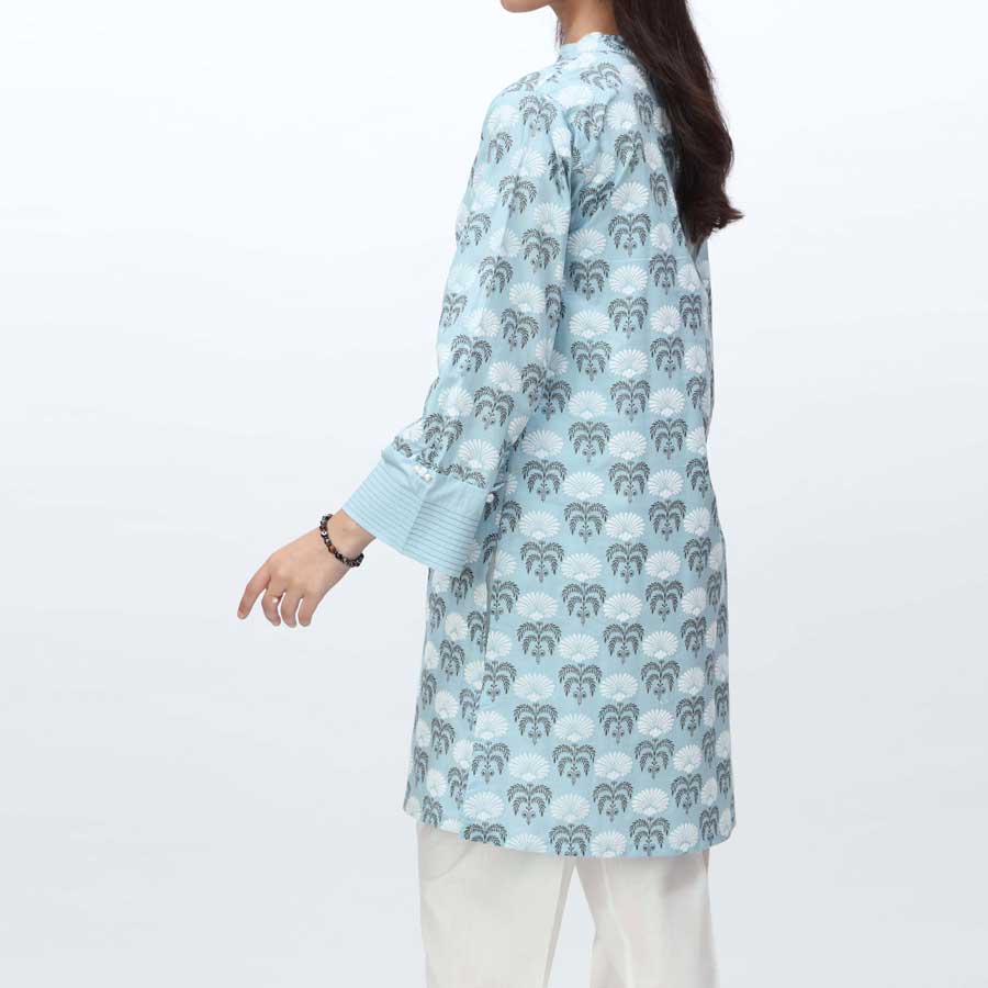 1PC- Puff Printed Cambric Shirt PS4005