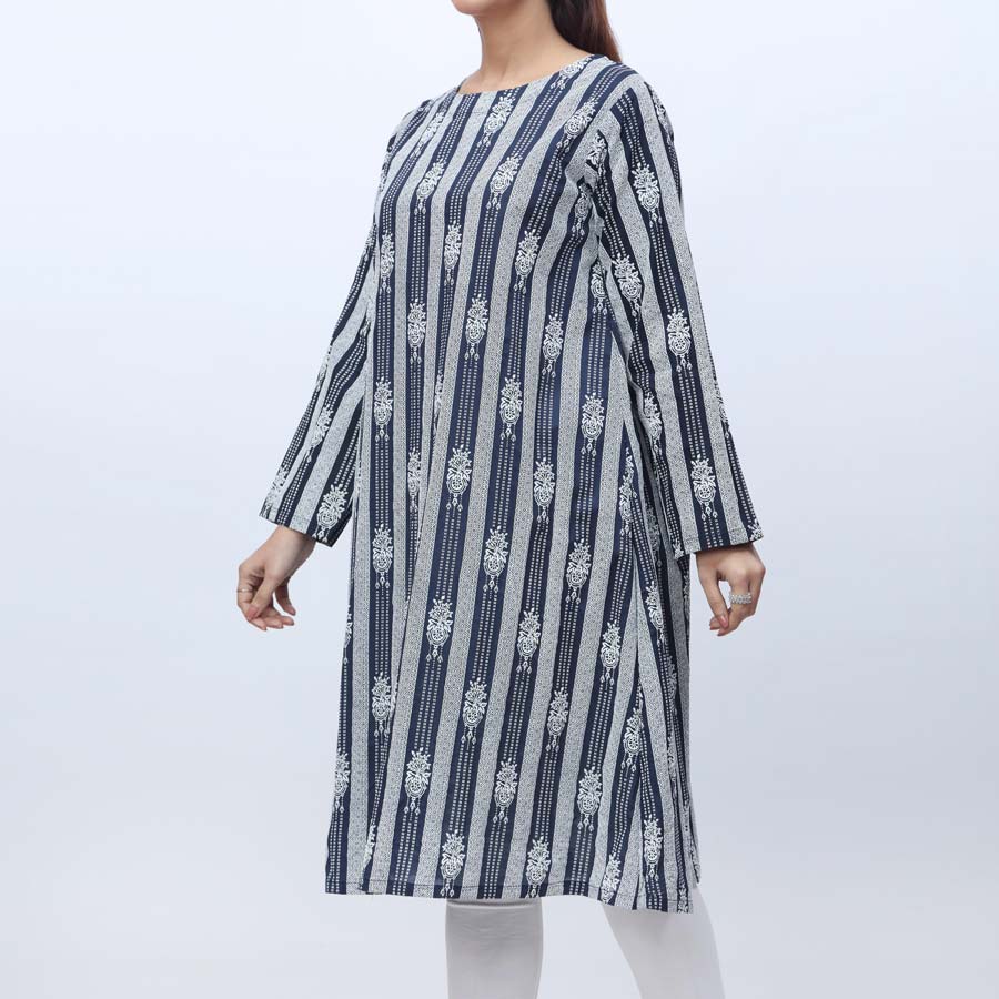 1PC- Puff Printed Cambric Shirt PS4007