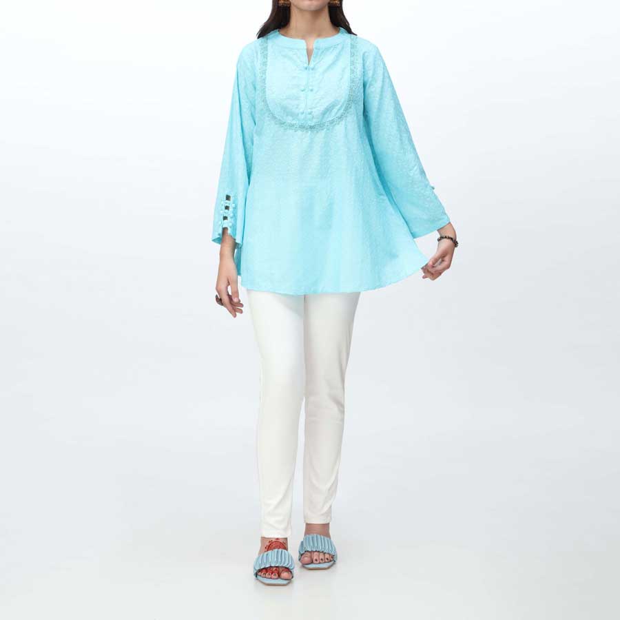 1PC- Embroidered Chikankari Top PS4073