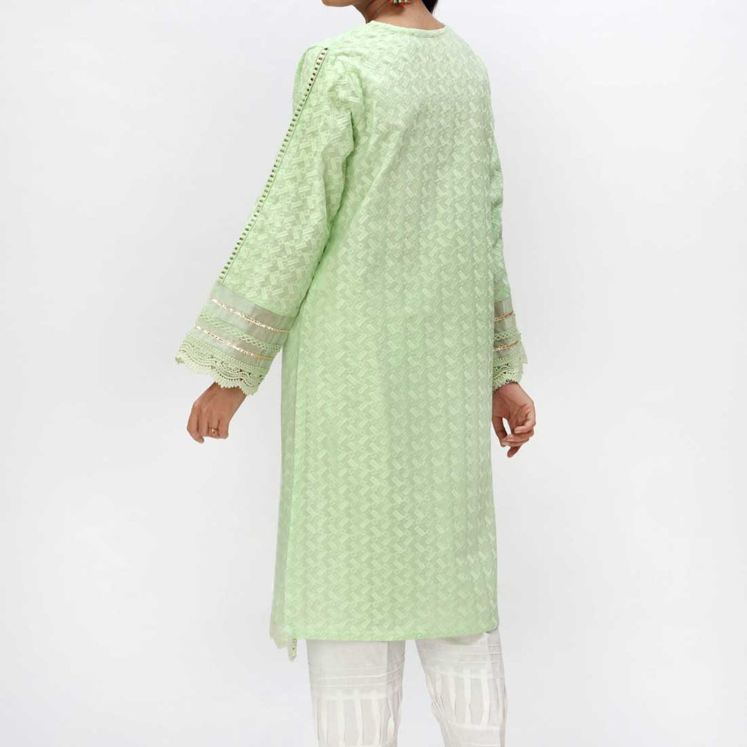 Pista 1PC- Embroidered ChikanKari Shirt PS4074