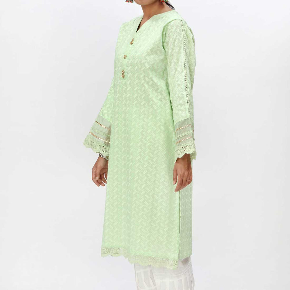 Pista 1PC- Embroidered ChikanKari Shirt PS4074