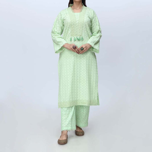 2PC-Embroidered ChikanKari Suit PS4075