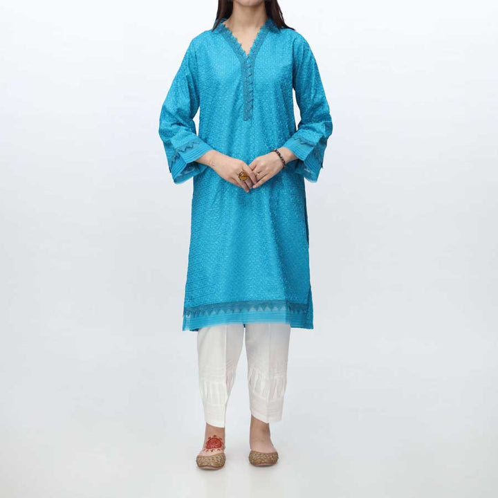 1PC- Embroidered Chikankari Shirt PS4078