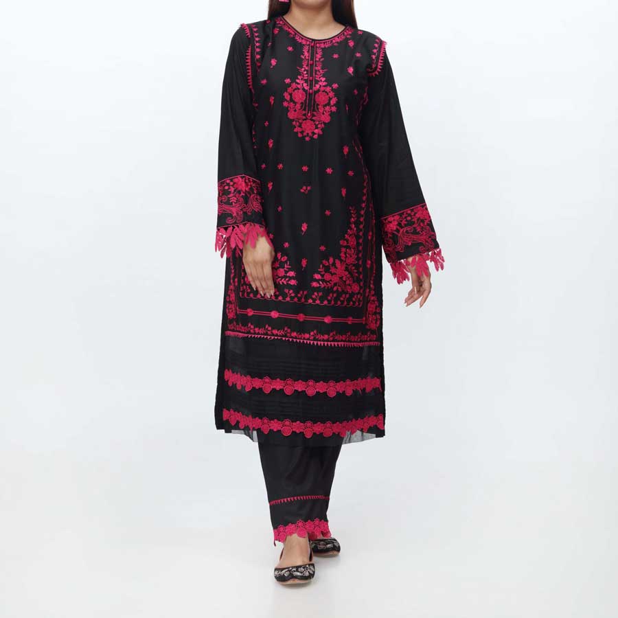 2PC- Embroidered Cambric Suit PS4083