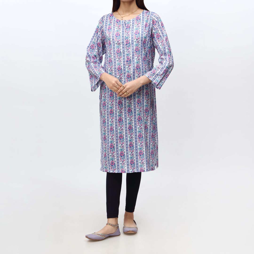 1PC-Unstitched Digital Printed Lawn Shirt PS4421