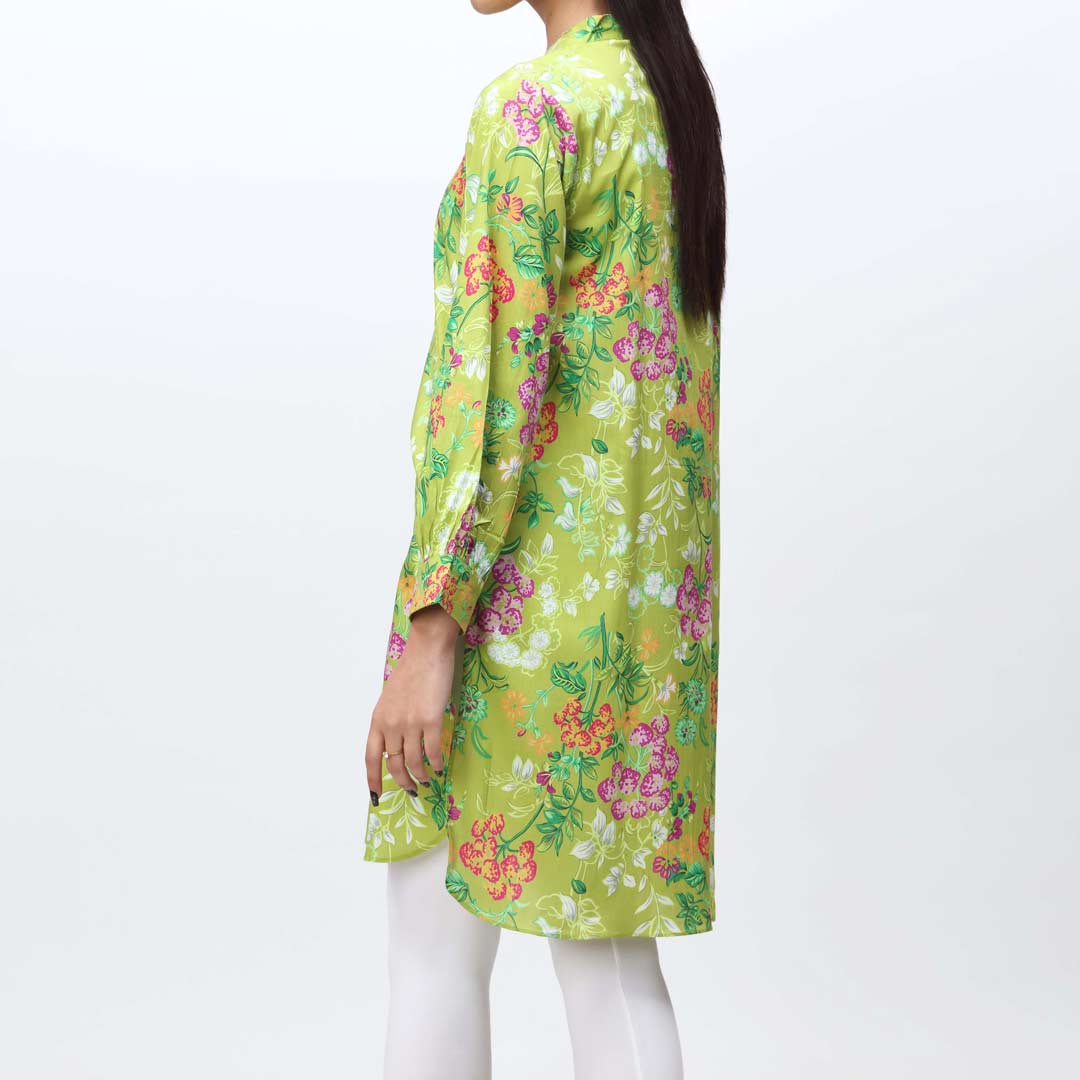 1PC-Unstitched Digital Printed Lawn Shirt PS4445