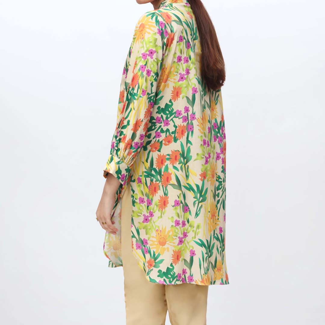 1PC-Unstitched Digital Printed Lawn Shirt PS4448