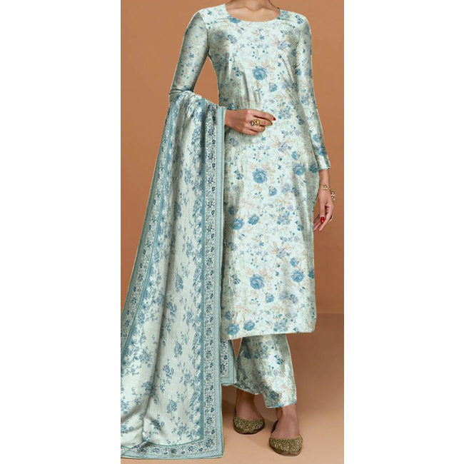 3PC- Unstitched Digital Printed Suit PS4495