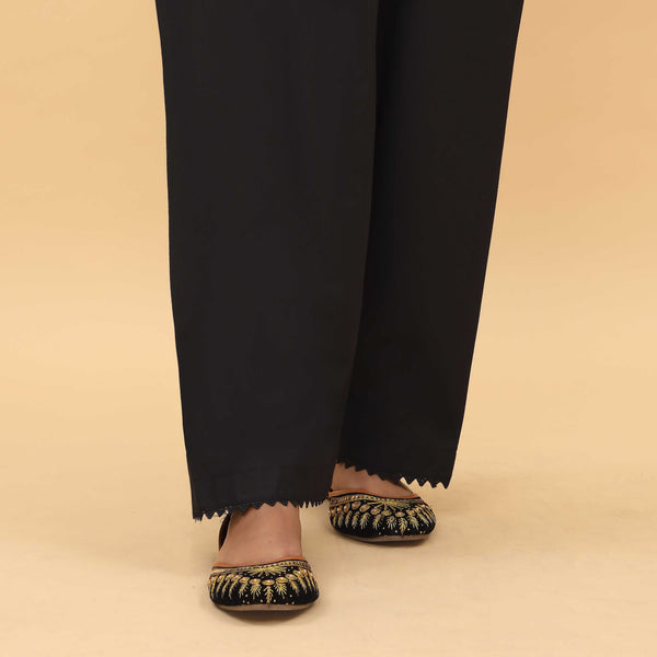 Black Slim Fit Plain Trouser PS4572