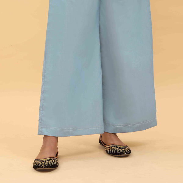 Sky Blue Straight Fit Denim Trouser PS4577