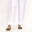 White Striaght Fit Cambric Plain Trouser PS4596