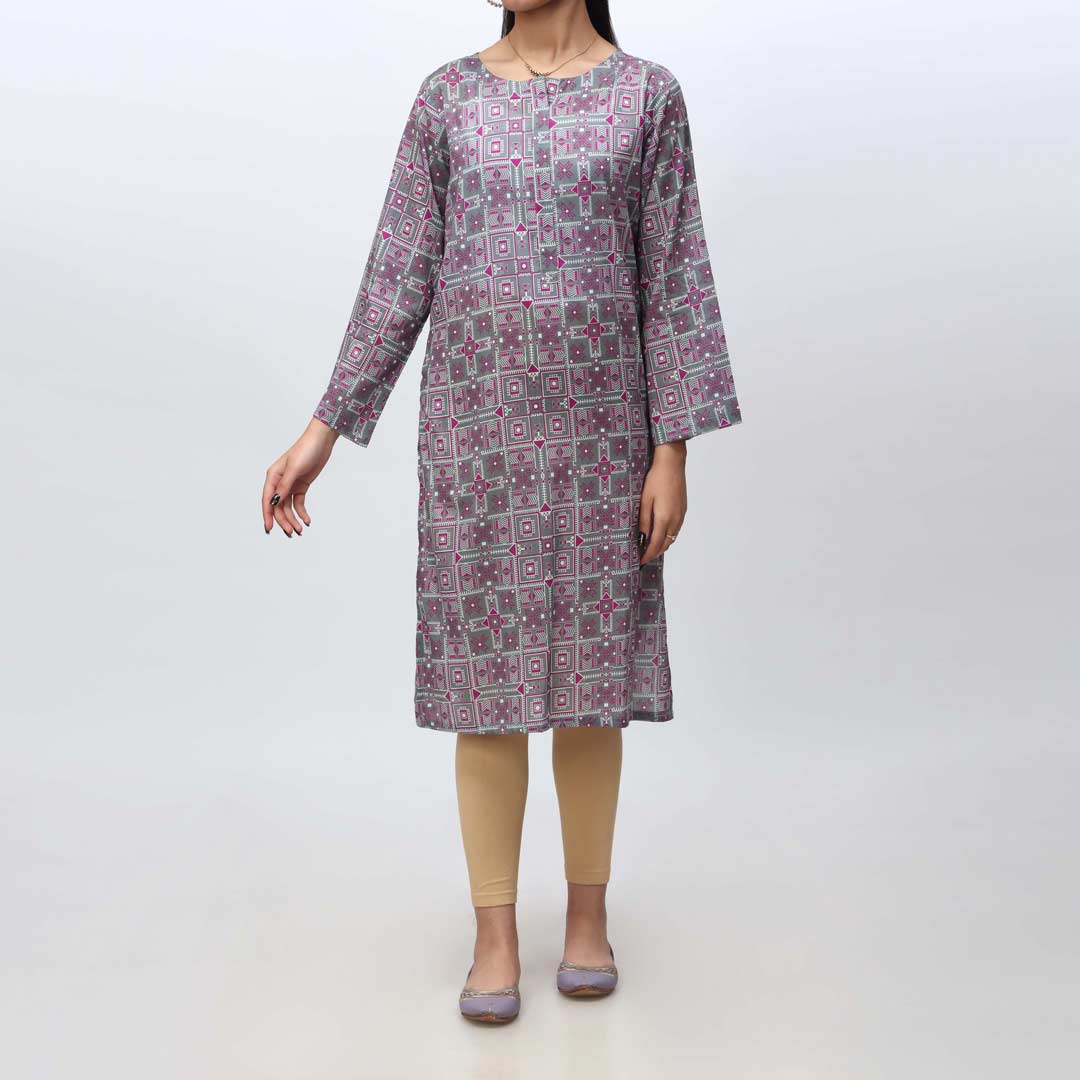 1PC-Unstitched Digital Printed Lawn Shirt PS4637