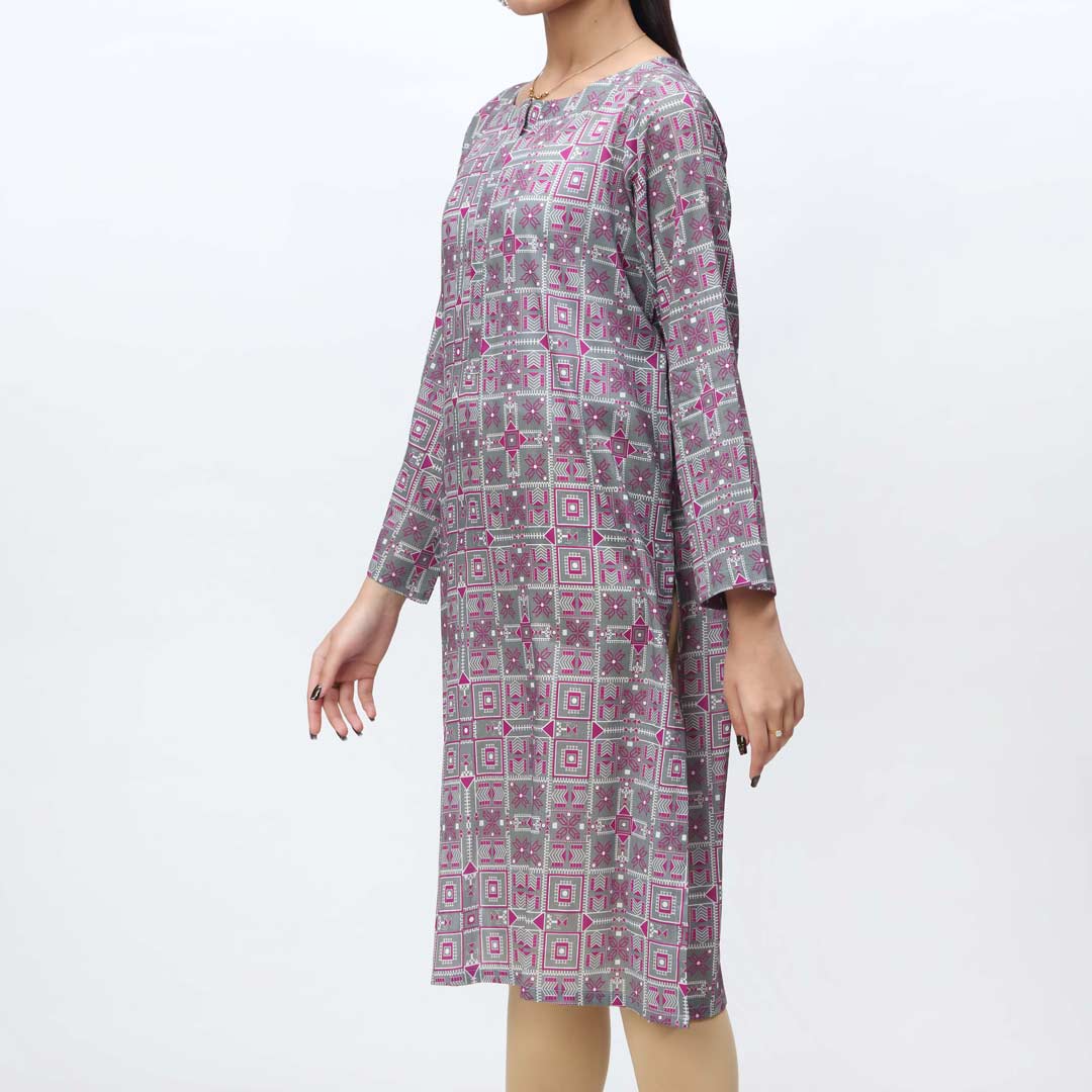 1PC-Unstitched Digital Printed Lawn Shirt PS4637
