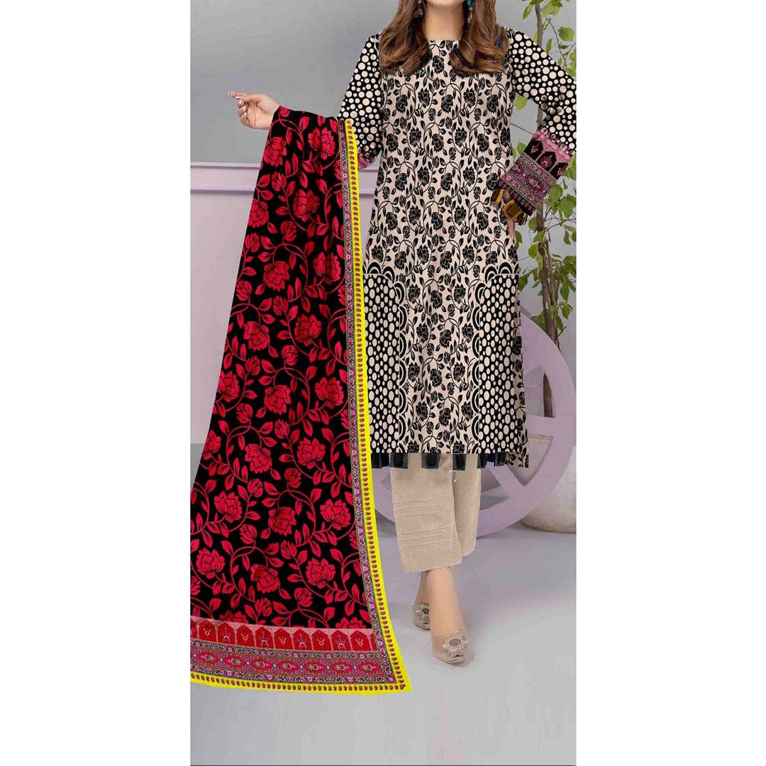 2PC-Digital Printed Lawn Suit PS4892