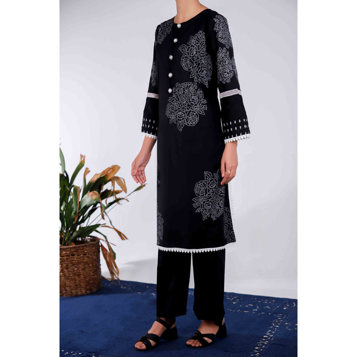 2PC- Printed Cambric Suit PS4939