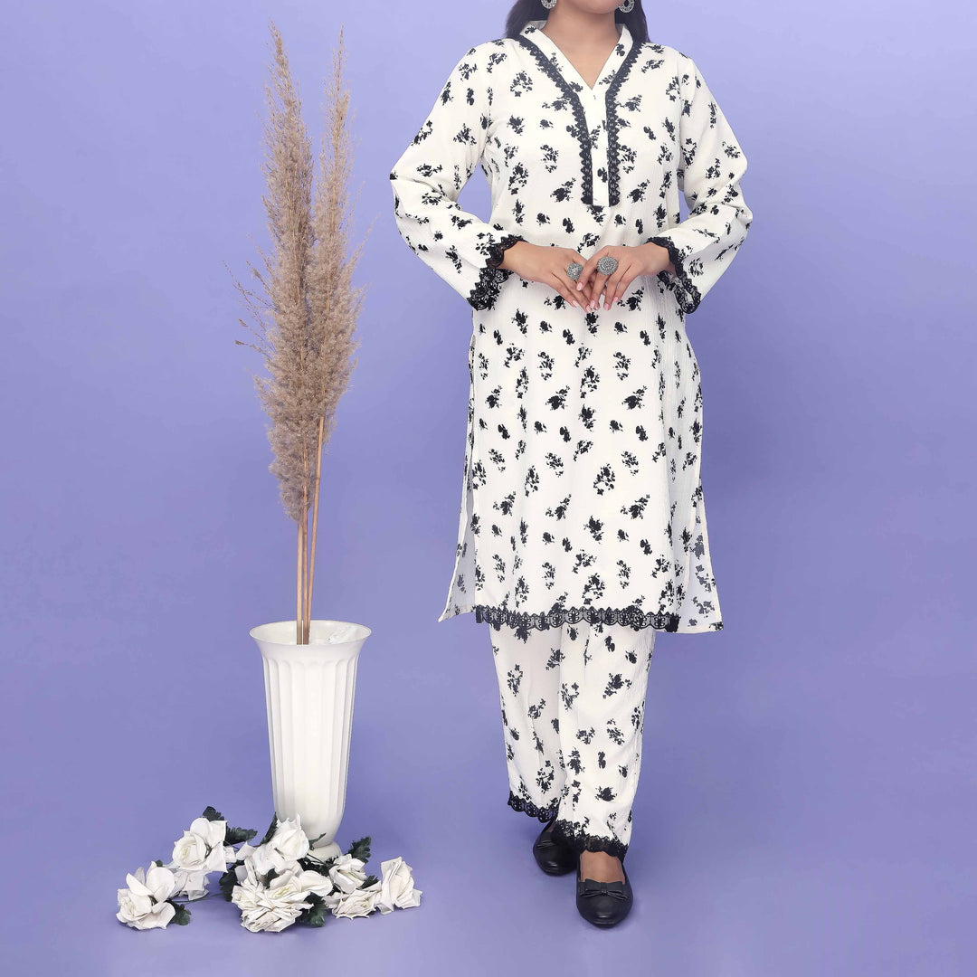 2PC- Crinkle Cotton Suit PS5002