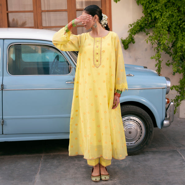 2PC- Jaquard Lawn Suit PS5029