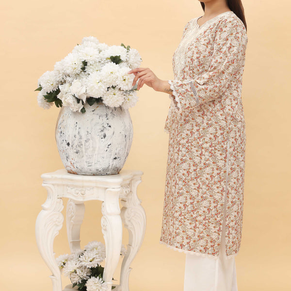 1PC- Printed Grip Silk Shirt PS5077